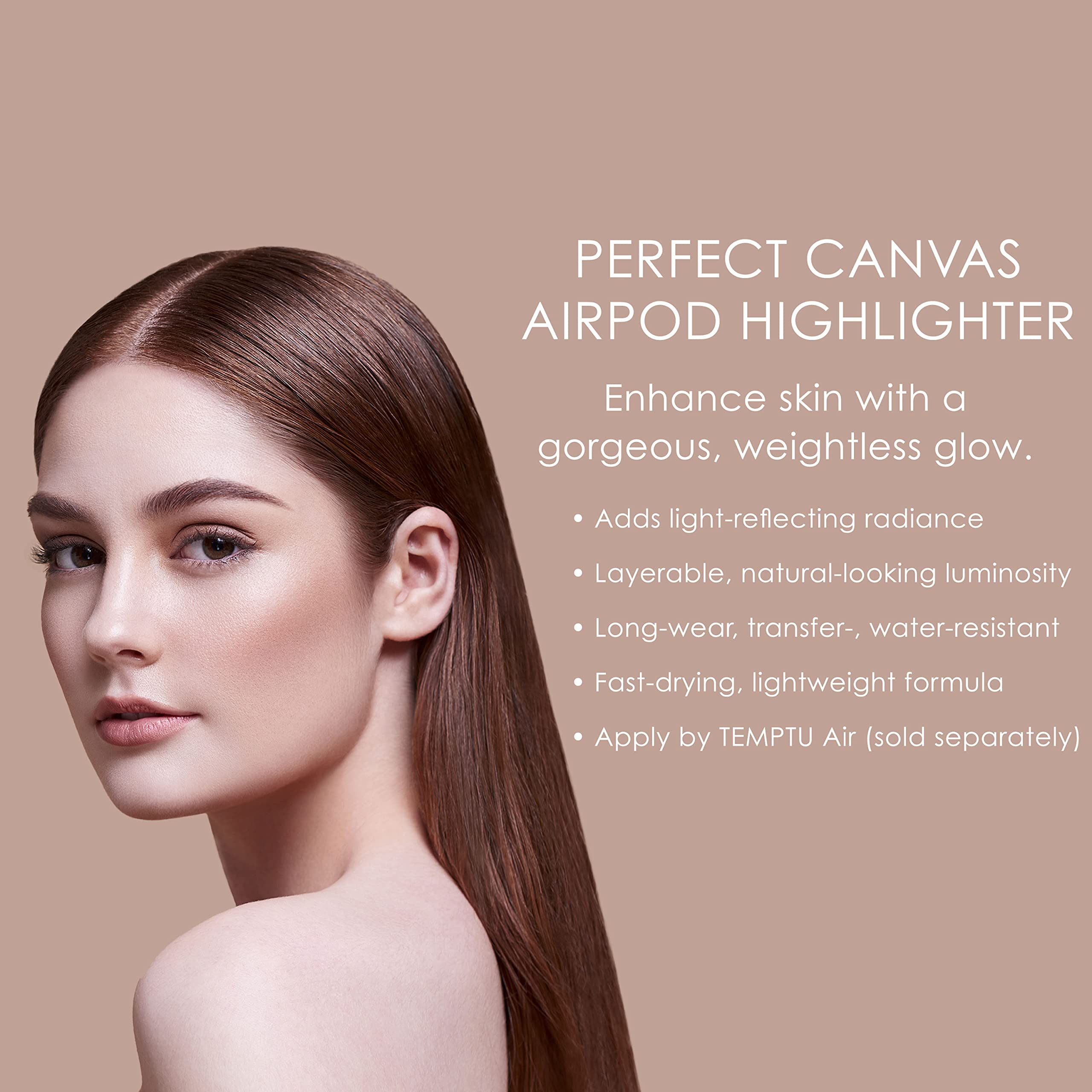 Temptu Perfect Canvas Airbrush Highlighter Airpod, Copper